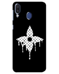 Чехол для Samsung Galaxy M20 (M205) с картинкой «Цветочная монограмма»