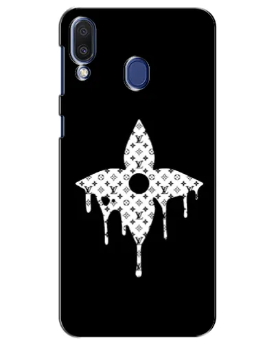 Чехол для Samsung Galaxy M20 (M205) с картинкой «Цветочная монограмма»