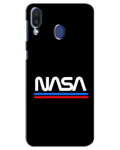 Чехол для Samsung Galaxy M20 (M205) с картинкой «NASA — классика Red Blue»