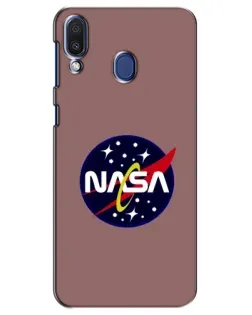Чехол для Samsung Galaxy M20 (M205) с картинкой «NASA — ретро космос»