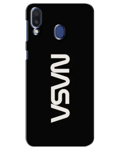 Чехол для Samsung Galaxy M20 (M205) с картинкой «NASA — вертикальный логотип»