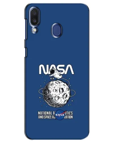Чехол для Samsung Galaxy M20 (M205) с картинкой «NASA — лунная миссия»