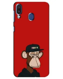 Чохол для Samsung Galaxy M20 (M205) з картинкою «Bored Ape — червоний фон» Чохол для Samsung Galaxy M20 (M205) з картинкою «Bored Ape — червоний фон»