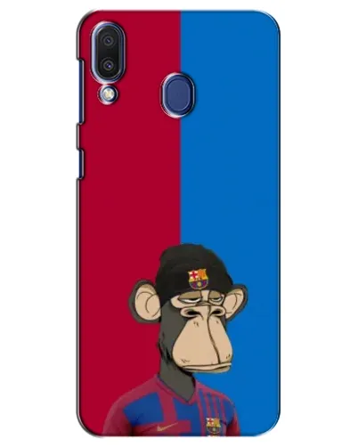 Чехол для Samsung Galaxy M20 (M205) с картинкой «Bored Ape — фанат Барсы»