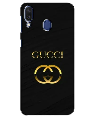 Чехол для Samsung Galaxy M20 (M205) с картинкой «Золотой логотип Gucci»