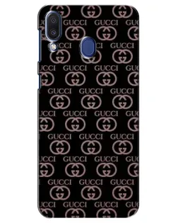 Чехол для Samsung Galaxy M20 (M205) с картинкой «Классическая монограмма Gucci»