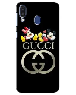 Чехол для Samsung Galaxy M20 (M205) с картинкой «Gucci — герои Disney»