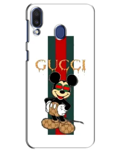 Чехол для Samsung Galaxy M20 (M205) с картинкой «Микки Маус Gucci — полосы»
