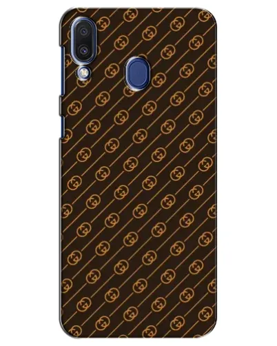Чехол для Samsung Galaxy M20 (M205) с картинкой «Gucci — золотые диагонали»