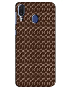 Чохол для Samsung Galaxy M20 (M205) з картинкою «Gucci — шоколадна сітка» Чохол для Samsung Galaxy M20 (M205) з картинкою «Gucci — шоколадна сітка»