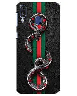 Чохол для Samsung Galaxy M20 (M205) з картинкою «Gucci — змія на смузі» Чохол для Samsung Galaxy M20 (M205) з картинкою «Gucci — змія на смузі»