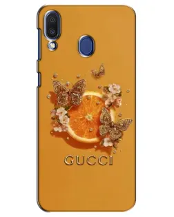 Чохол для Samsung Galaxy M20 (M205) з картинкою «Gucci — золоті метелики» Чохол для Samsung Galaxy M20 (M205) з картинкою «Gucci — золоті метелики»