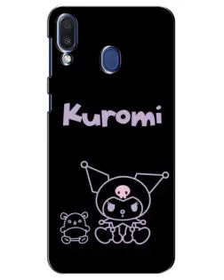 Чехол для Samsung Galaxy M20 (M205) с картинкой «Kuromi — черный минимализм» Чехол для Samsung Galaxy M20 (M205) с картинкой «Kuromi — черный минимализм»