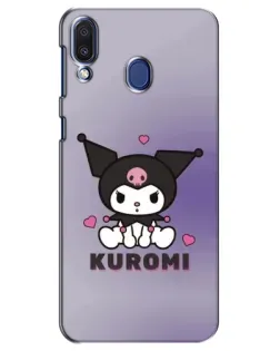 Чехол для Samsung Galaxy M20 (M205) с картинкой «Kuromi — фиолетовый арт»