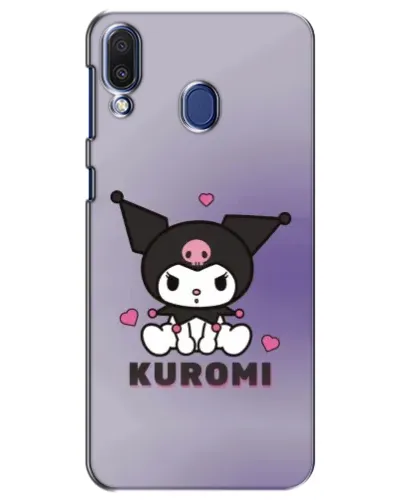 Чехол для Samsung Galaxy M20 (M205) с картинкой «Kuromi — фиолетовый арт»