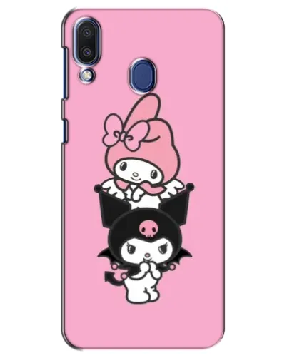 Чехол для Samsung Galaxy M20 (M205) с картинкой «My Melody и Kuromi»