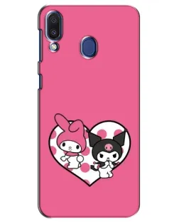 Чехол для Samsung Galaxy M20 (M205) с картинкой «Kuromi и My Melody»