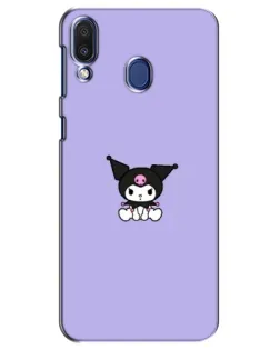Чехол для Samsung Galaxy M20 (M205) с картинкой «Kuromi — фиолетовый минимализм»