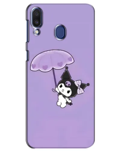 Чехол для Samsung Galaxy M20 (M205) с картинкой «Kuromi с зонтиком»