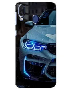 Чохол для Samsung Galaxy M20 (M205) з картинкою «Погляд BMW з синіми фарами» Чохол для Samsung Galaxy M20 (M205) з картинкою «Погляд BMW з синіми фарами»