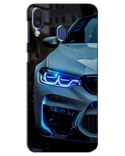 Чехол для Samsung Galaxy M20 (M205) с картинкой «Взгляд BMW с синими фарами» Чехол для Samsung Galaxy M20 (M205) с картинкой «Взгляд BMW с синими фарами»