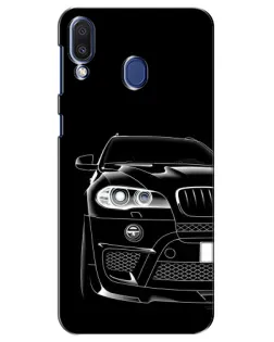 Чехол для Samsung Galaxy M20 (M205) с картинкой «Темный силуэт BMW»