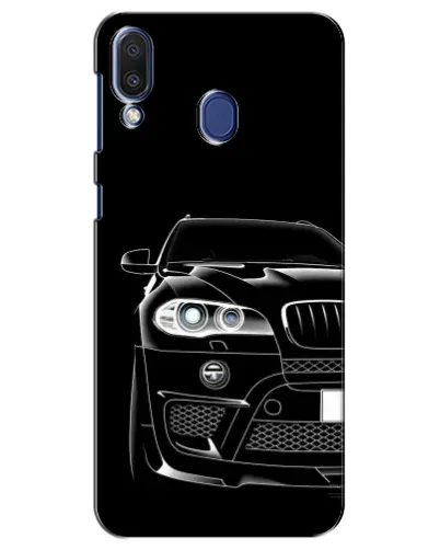 Чехол для Samsung Galaxy M20 (M205) с картинкой «Темный силуэт BMW» Чехол для Samsung Galaxy M20 (M205) с картинкой «Темный силуэт BMW»