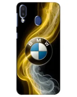 Чехол для Samsung Galaxy M20 (M205) с картинкой «Золотистый дым BMW»