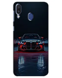 Чехол для Samsung Galaxy M20 (M205) с картинкой «BMW на мокрой дороге»