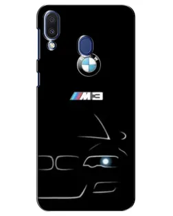 Чехол для Samsung Galaxy M20 (M205) с картинкой «Минималистичный принт BMW M3»