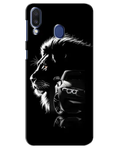 Чехол для Samsung Galaxy M20 (M205) с картинкой «BMW и лев» Чехол для Samsung Galaxy M20 (M205) с картинкой «BMW и лев»