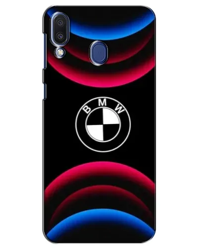 Чехол для Samsung Galaxy M20 (M205) с картинкой «Логотип BMW и неоновые дуги» Чехол для Samsung Galaxy M20 (M205) с картинкой «Логотип BMW и неоновые дуги»