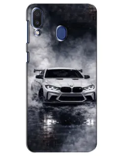 Чехол для Samsung Galaxy M20 (M205) с картинкой «BMW сквозь туман»
