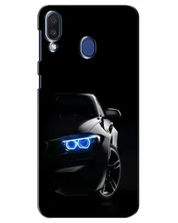 Чехол для Samsung Galaxy M20 (M205) с картинкой «BMW — ночной взгляд»