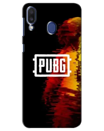 Чехол для Samsung Galaxy M20 (M205) с картинкой «Яркий логотип PUBG»