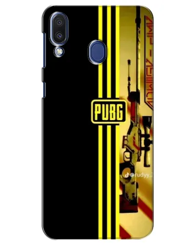 Чехол для Samsung Galaxy M20 (M205) с картинкой «PUBG — камуфляжный шлем»