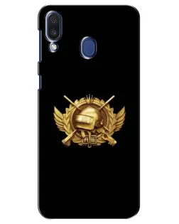 Чехол для Samsung Galaxy M20 (M205) с картинкой «PUBG — оранжевый градиент»