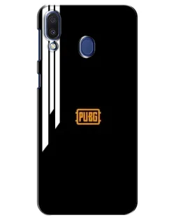 Чехол для Samsung Galaxy M20 (M205) с картинкой «PUBG — вертикальные линии»