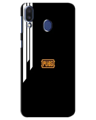 Чехол для Samsung Galaxy M20 (M205) с картинкой «PUBG — вертикальные линии»