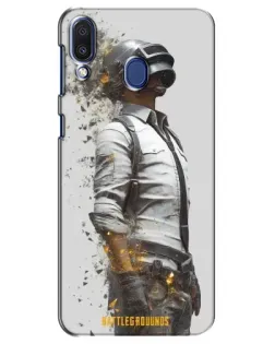 Чехол для Samsung Galaxy M20 (M205) с картинкой «PUBG — боец в пыли»