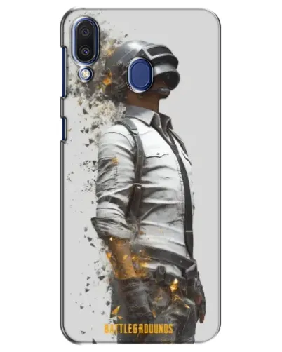 Чехол для Samsung Galaxy M20 (M205) с картинкой «PUBG — боец в пыли»