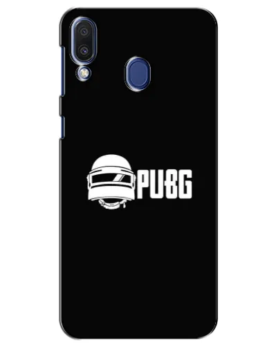 Чехол для Samsung Galaxy M20 (M205) с картинкой «PUBG — классический лого»