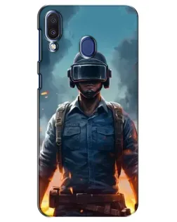 Чехол для Samsung Galaxy M20 (M205) с картинкой «PUBG — реалистичный герой»