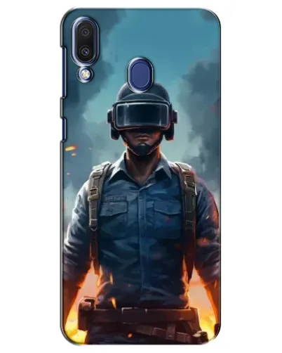 Чехол для Samsung Galaxy M20 (M205) с картинкой «PUBG — реалистичный герой»
