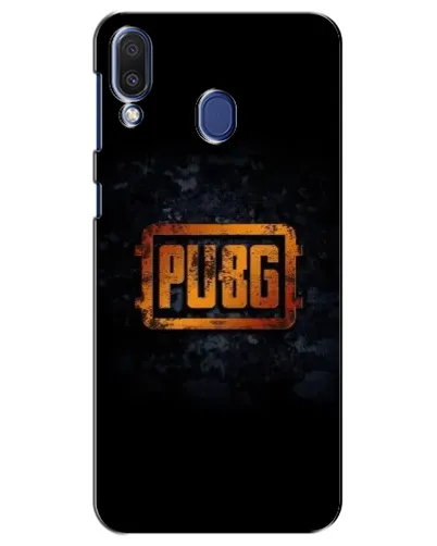 Чехол для Samsung Galaxy M20 (M205) с картинкой «PUBG — золотой логотип»