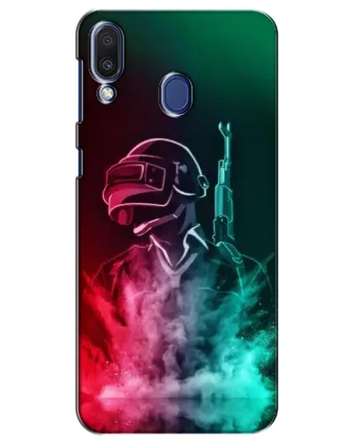 Чехол для Samsung Galaxy M20 (M205) с картинкой «PUBG — огненный воин»