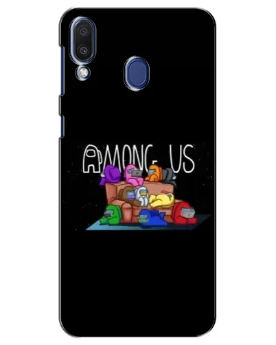 Чехол для Samsung Galaxy M20 (M205) с картинкой «Логотип Among Us» Чехол для Samsung Galaxy M20 (M205) с картинкой «Логотип Among Us»