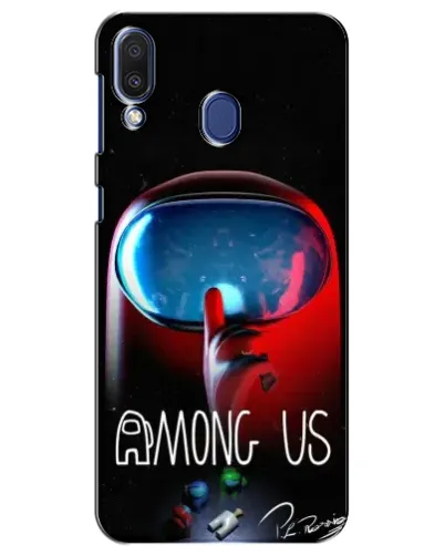 Чехол для Samsung Galaxy M20 (M205) с картинкой «Красный импостер — макро» Чехол для Samsung Galaxy M20 (M205) с картинкой «Красный импостер — макро»