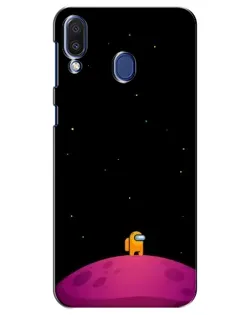 Чехол для Samsung Galaxy M20 (M205) с картинкой «Одинокий герой на планете»