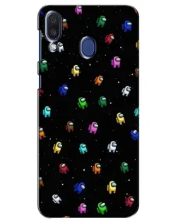 Чехол для Samsung Galaxy M20 (M205) с картинкой «Экипаж Among Us»